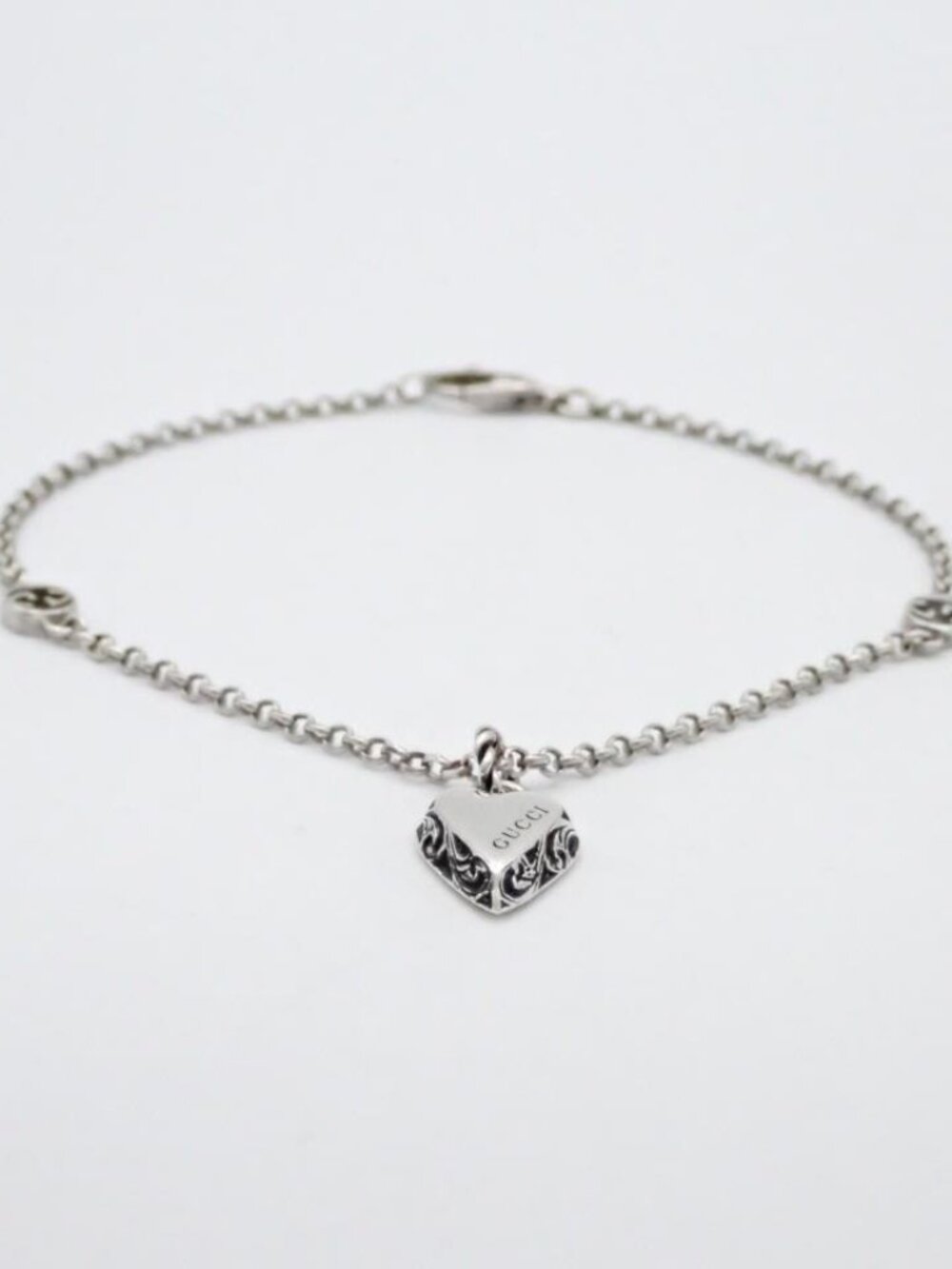 Gucci Arabesque Heart Bracelet 925